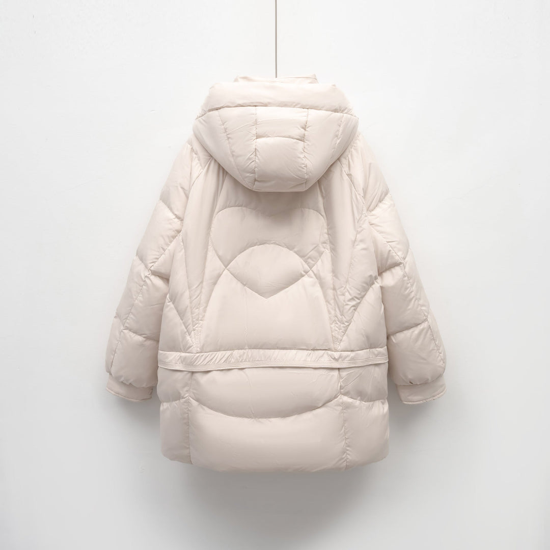 Women's Comfortable Quilted Jacket with Hood EB