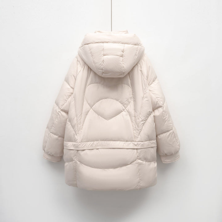Women's Comfortable Quilted Jacket with Hood EB