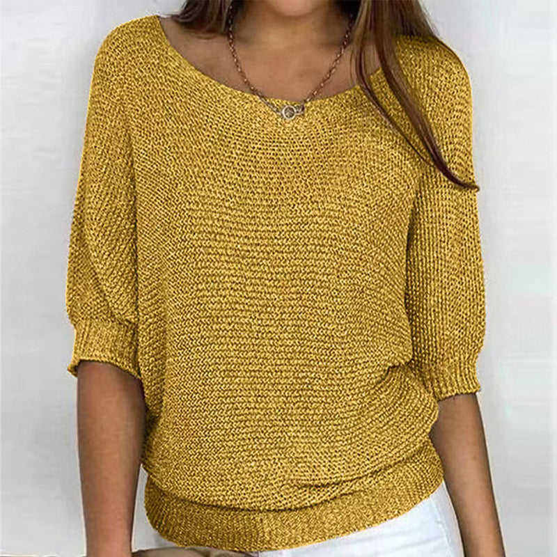 Casual Pull Over in Solid Colour