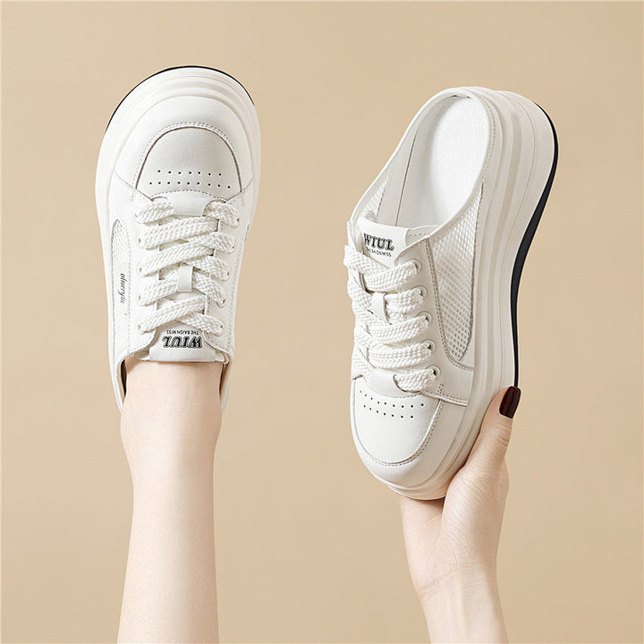Women's Comfortable Platform Sneakers with Breathable Mesh Upper EB, view 7 - Elena Harper
