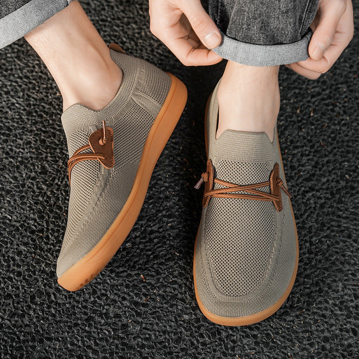 Women's Breathable Slip-On Sneakers with Elastic Strap System EB