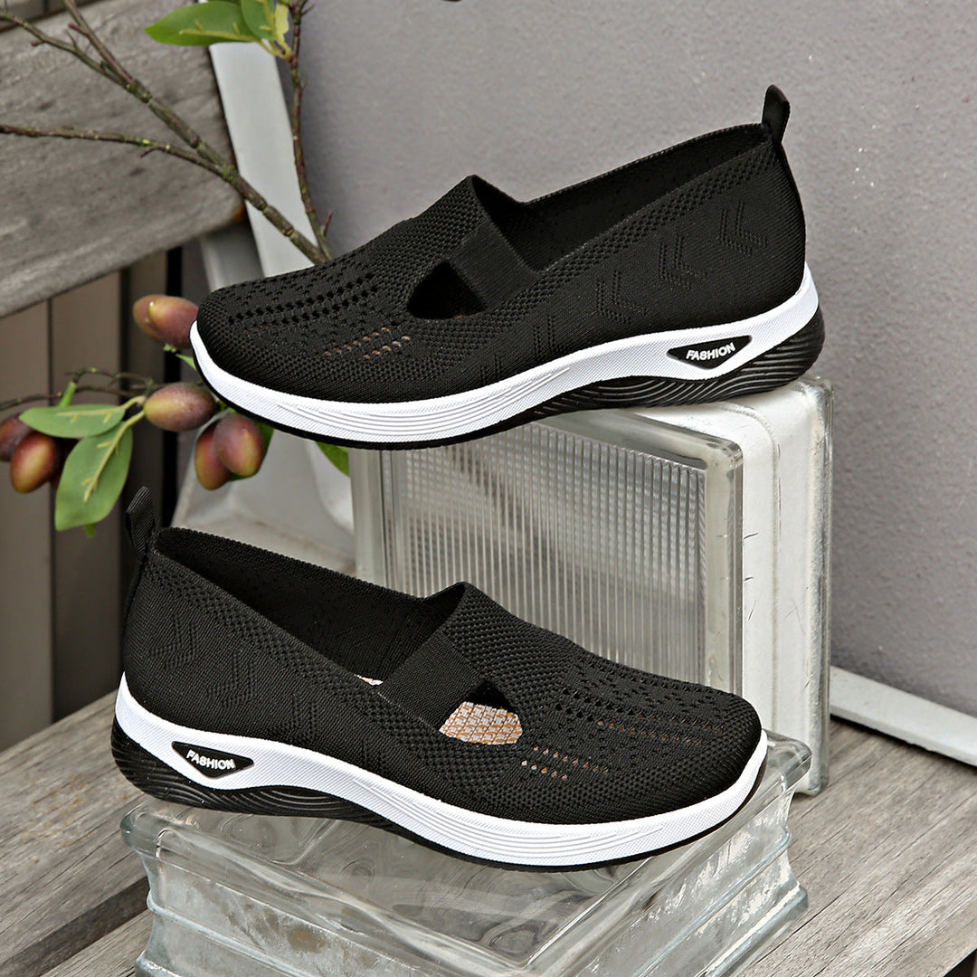 Women’s Comfortable Slip-On Sneakers with Breathable Mesh Structure EB