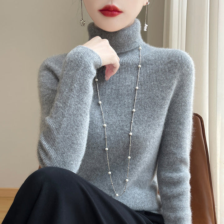 Women's Slim Fit Turtleneck Sweater
