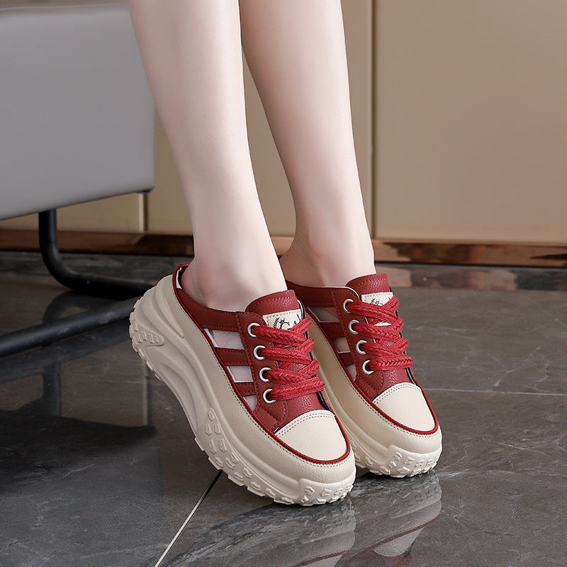 Women's Comfortable Slip-On Sneakers with Breathable Mesh Upper and Non-Slip Sole EB