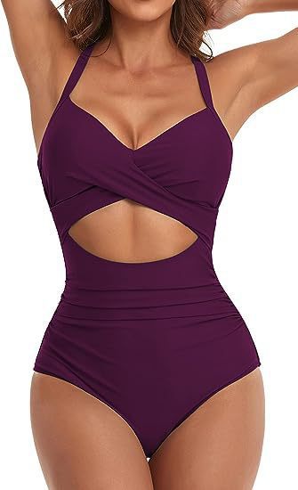 Damen Cut-Out Badeanzug EB