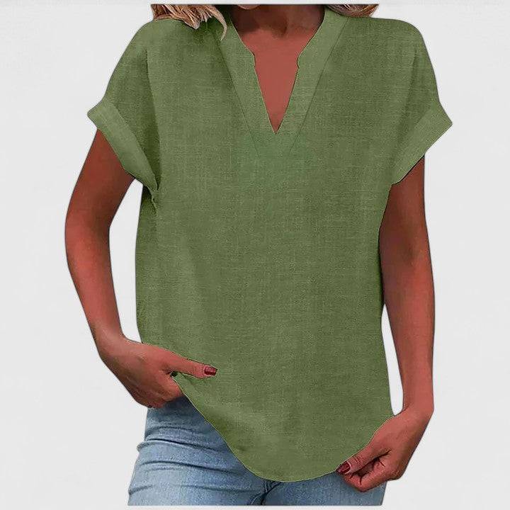 Xavinah™  |  Comfortable V-neck Blouse