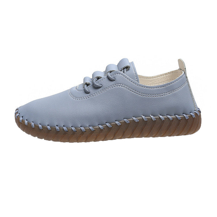 Women's Comfortable Lace-Up Shoes with Non-Slip Rubber Sole and Breathable Upper EB