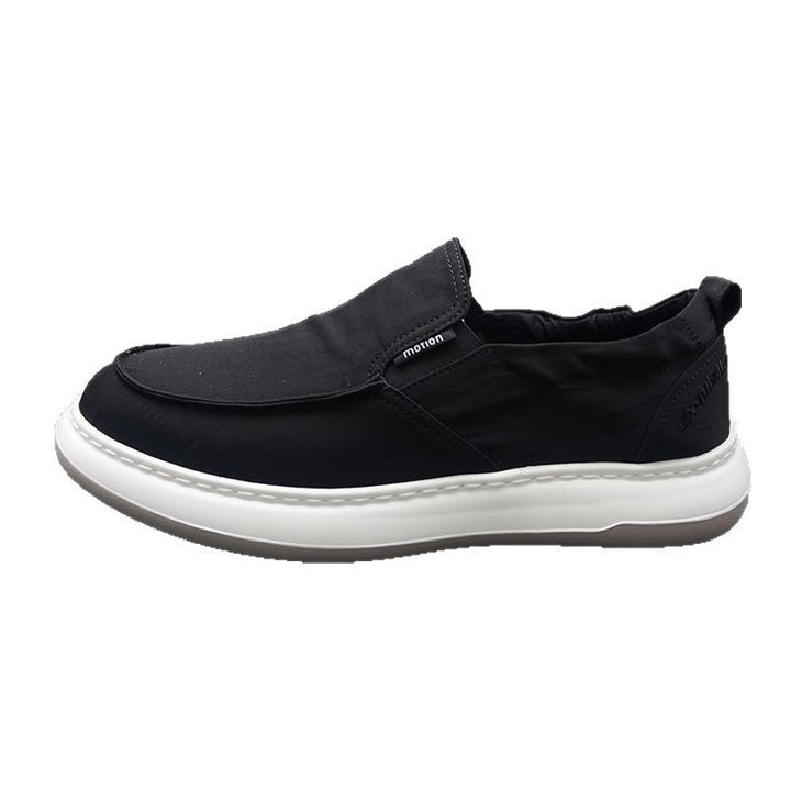 Ladies Comfortable Slip-On Sneakers with Elastic Collar and Flexible Sole EB