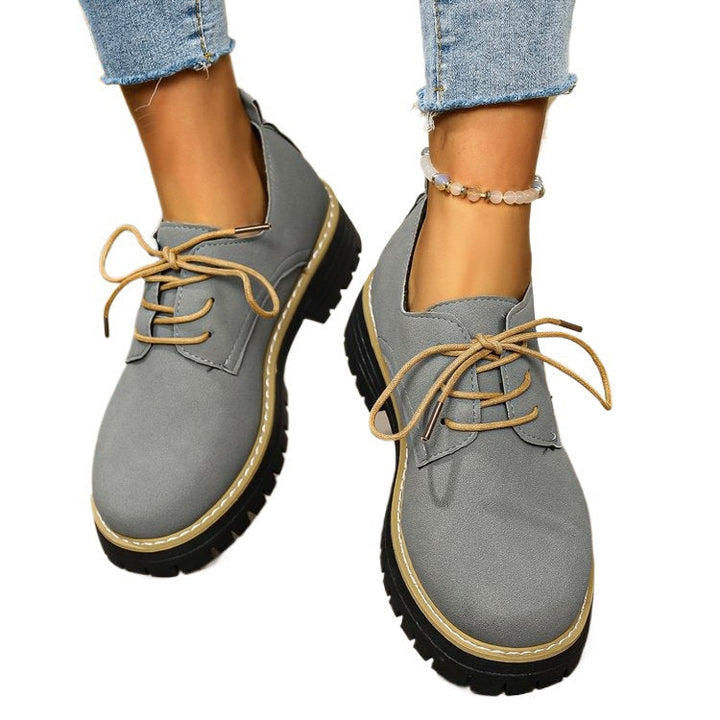 Women's Comfortable Lace-Up Shoes with Non-Slip Sole EB
