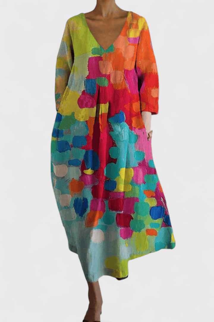 Isalinde™  |  Comfortable V-neck Dress