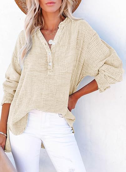 ODETTE – RELAXED ELEGANCE BUTTON BLOUSE