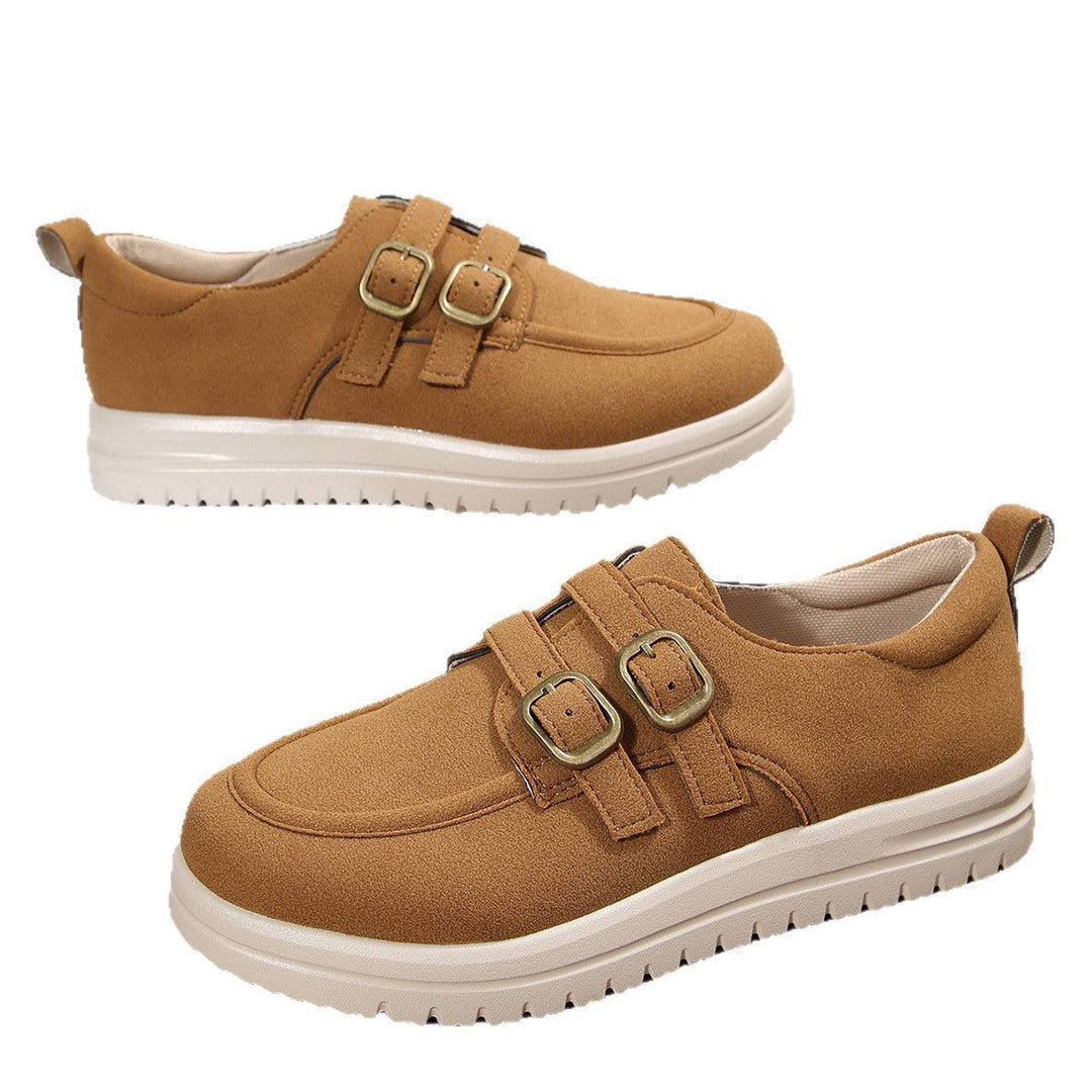 Women’s Comfortable Sneakers with Double Strap Design EB