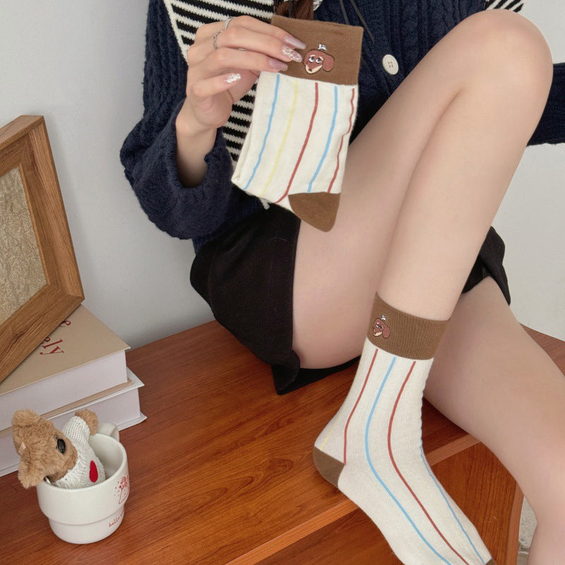 Casual Cartoon Dog Socks