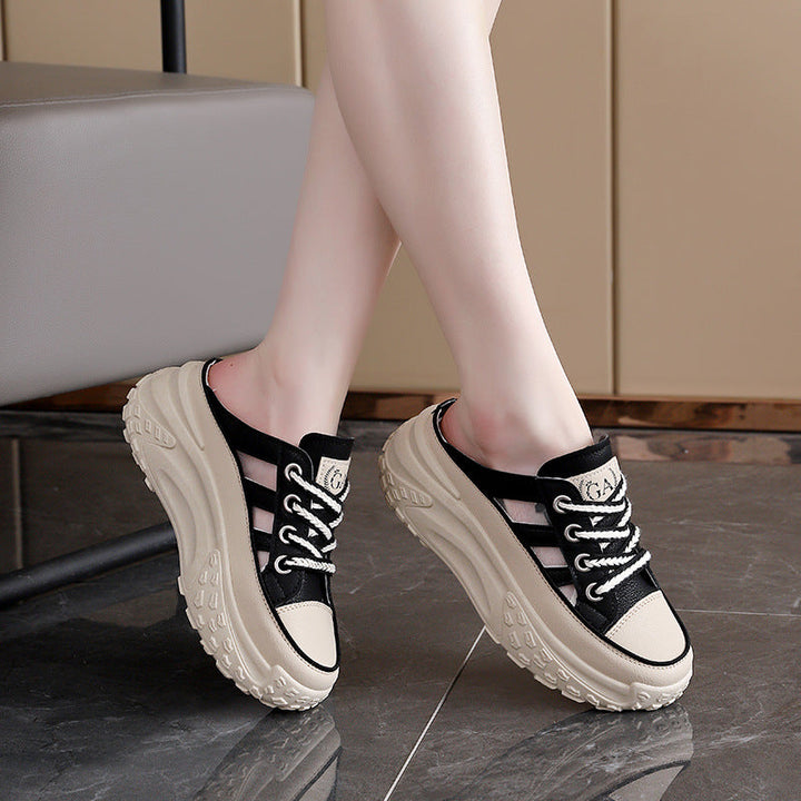 Women's Comfortable Slip-On Sneakers with Breathable Mesh Upper and Non-Slip Sole EB