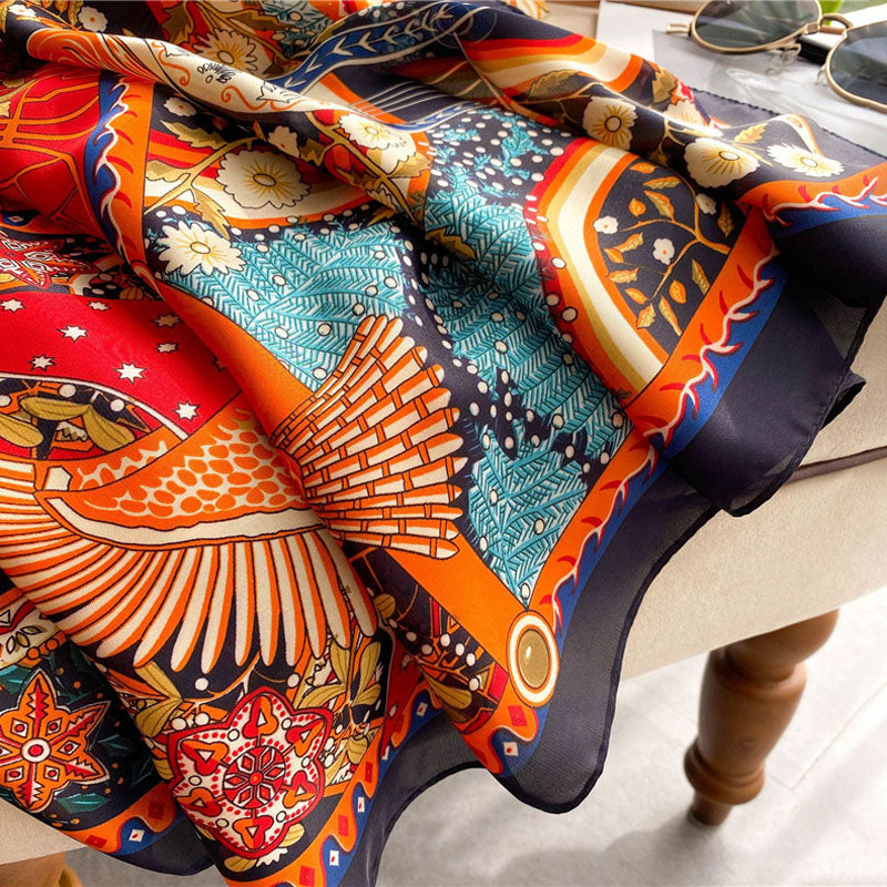 Vintage Ethnic Print Shawl