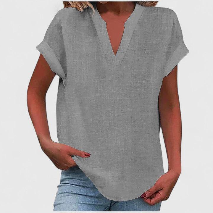 Xavinah™  |  Comfortable V-neck Blouse