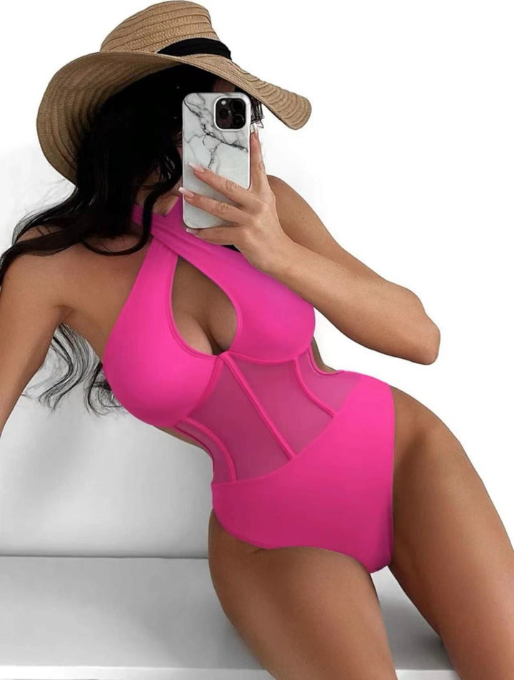 Women's Swimsuit with Transparent Inserts EB