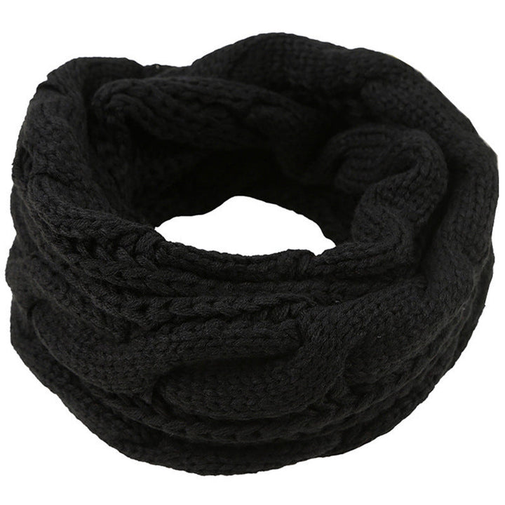 Solid Color Knitted Scarf