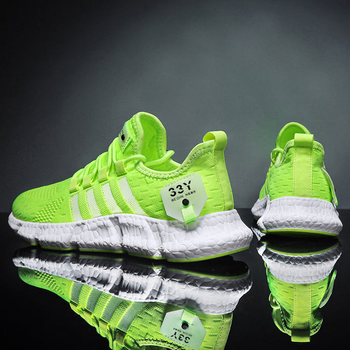 Women's Breathable Sports Sneakers with Shock-Absorbing Sole and Flexible Construction EB