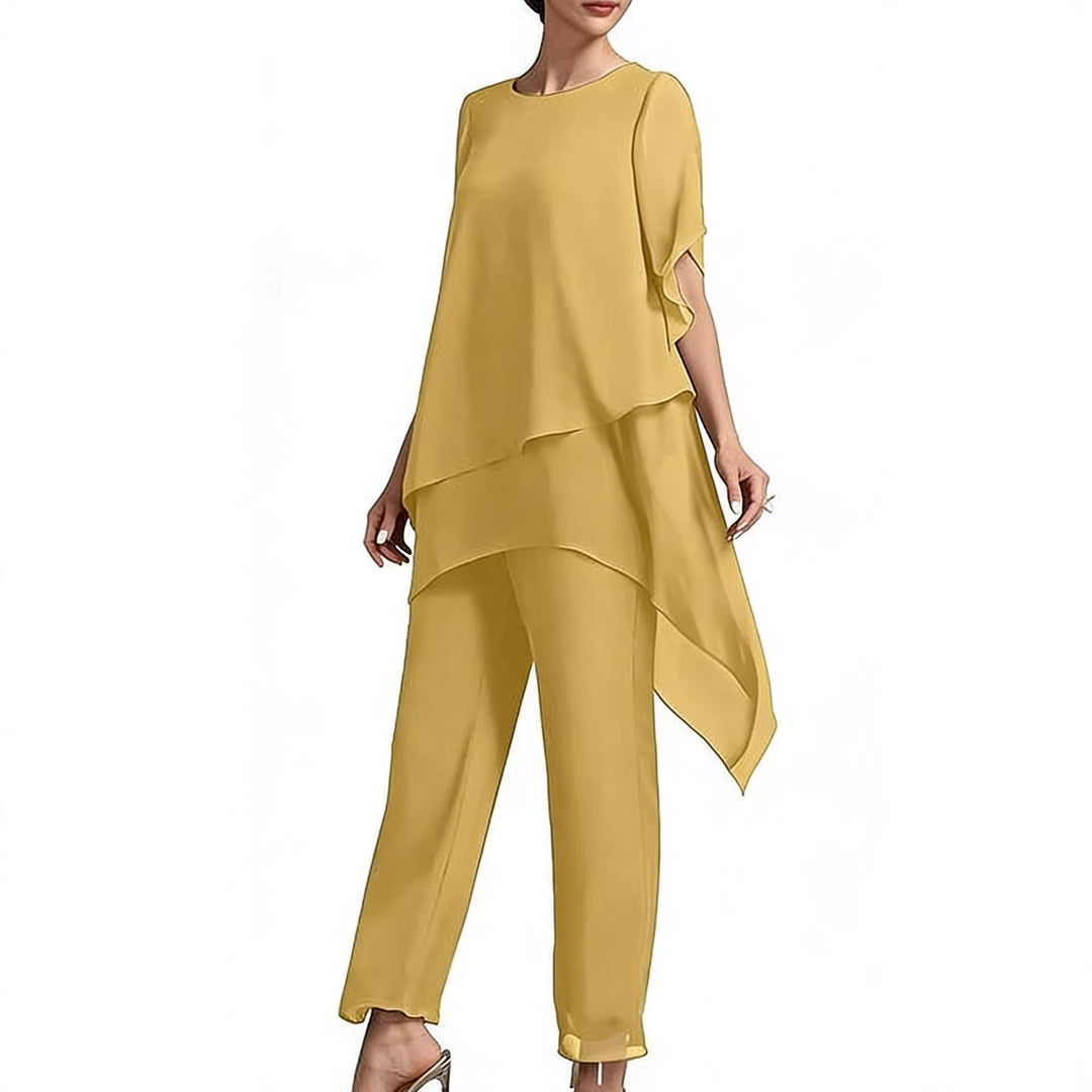 Women's Elegant Two-Piece Set with Airy Sleeves