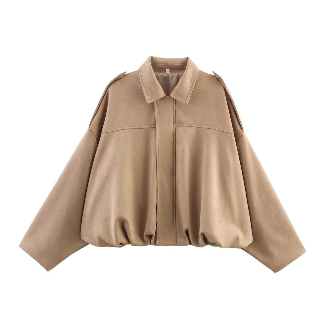 Oversized bomber jacket for women - Casual chic and easy to wear