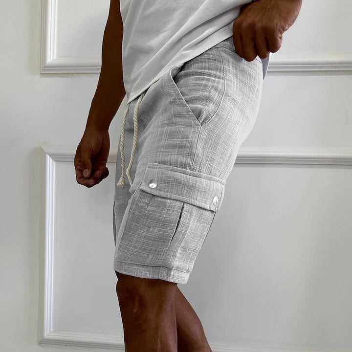 Men's Breathable Cargo Shorts with Practical Side Pockets