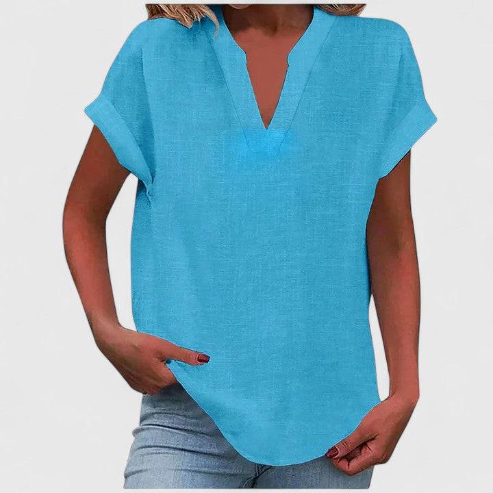 Xavinah™  |  Comfortable V-neck Blouse