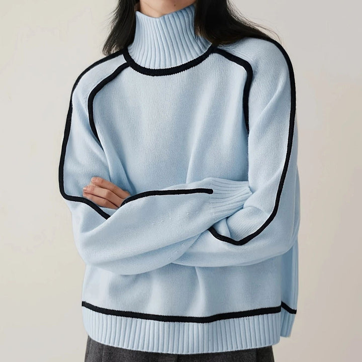 Emilie Turtleneck Sweater - Elena Harper