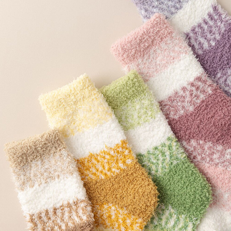 Warm Striped Socks