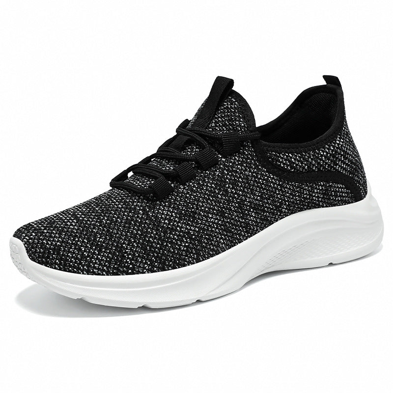 Ladies' Breathable Wellness Sneakers with Flexible Knit Upper EB
