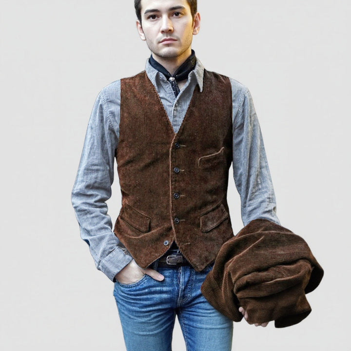 Men's Elegant Formal Waistcoat - Versatile & Stylish