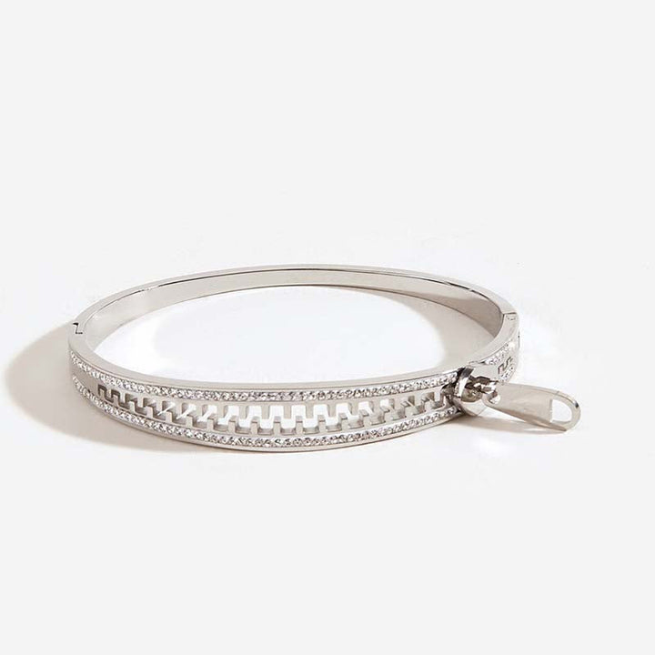 Vintage Zipper Closure Bracelet