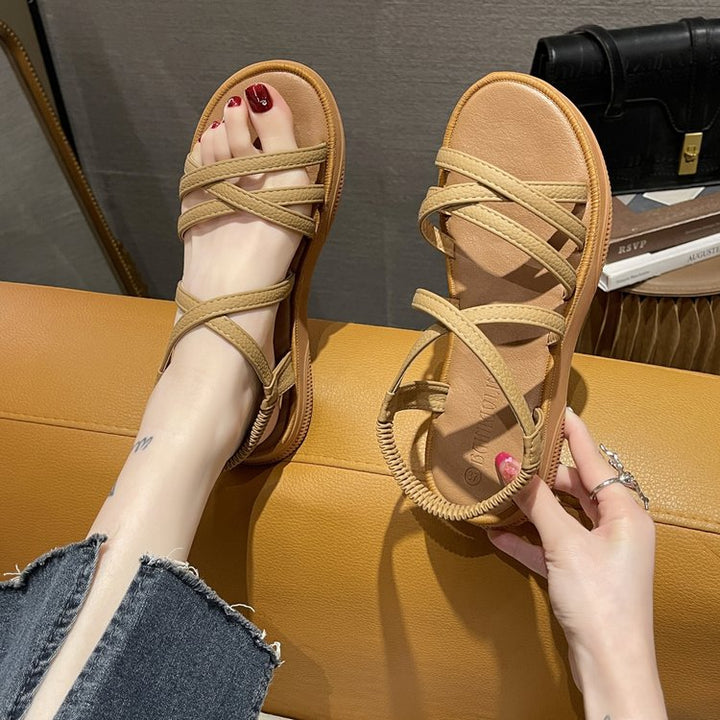 Women's Comfortable Sandals with Elastic Straps EB