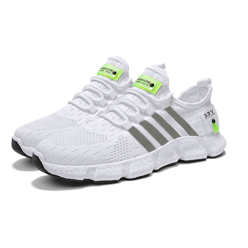 Women's Breathable Sports Sneakers with Shock-Absorbing Sole and Flexible Construction EB