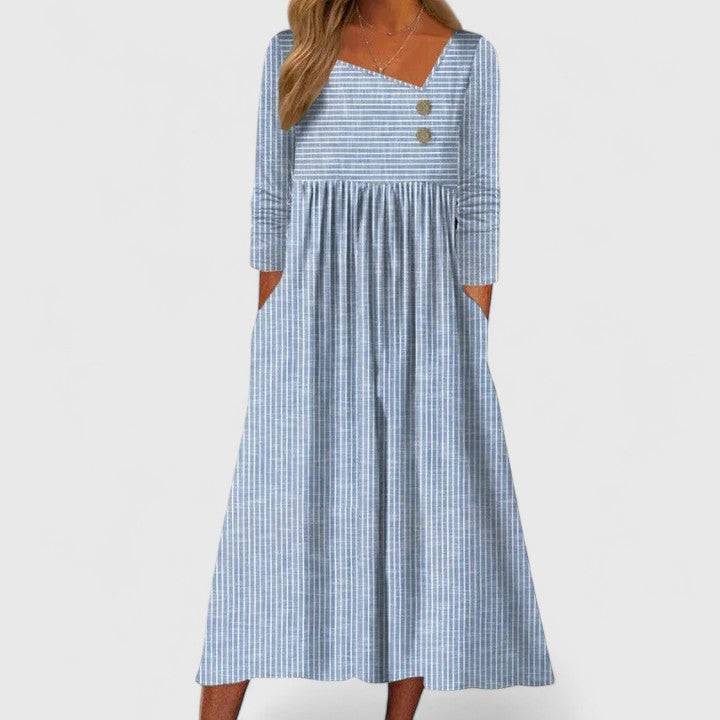 Elegant Cleomarie™ midi dress by Emma & Rose Cape Town, featuring a flowing design and stylish silhouette.