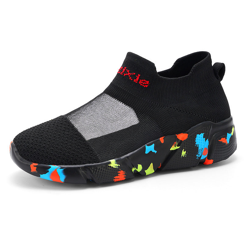 Women's Comfortable Slip-On Sneakers with Breathable Knit Upper EB