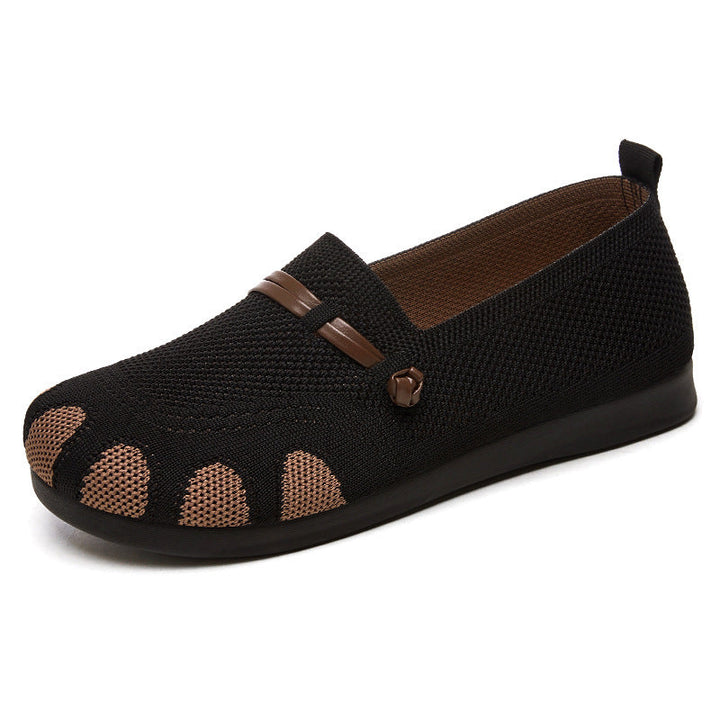 Ladies' Comfortable and Stylish Sneakers with Innovative Textile Upper and Non-Slip Sole EB, view 6 - Elena Harper