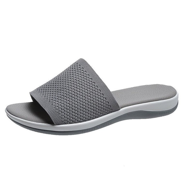 Women's Comfortable Slip-On Mules with Breathable Mesh Structure EB