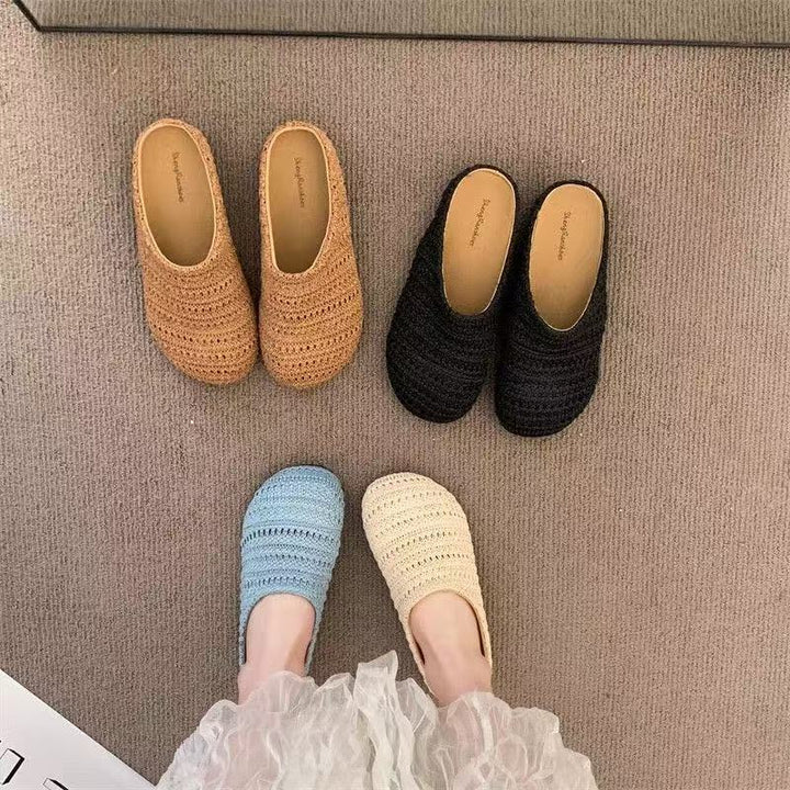 Ladies Comfortable Knit Slippers EB