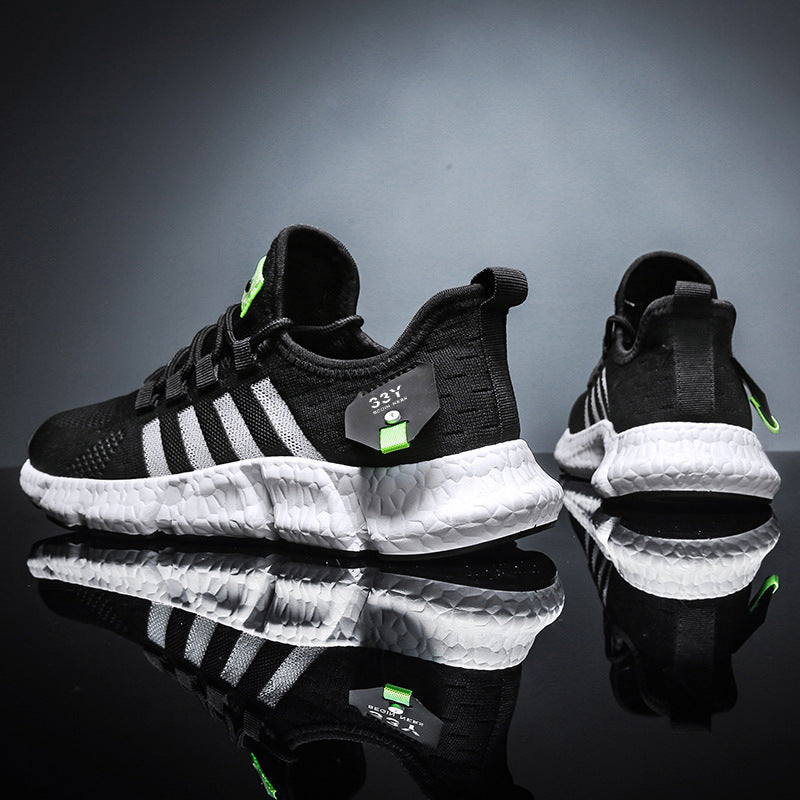 Women's Breathable Sports Sneakers with Shock-Absorbing Sole and Flexible Construction EB