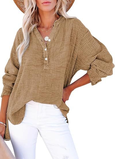 ODETTE – RELAXED ELEGANCE BUTTON BLOUSE