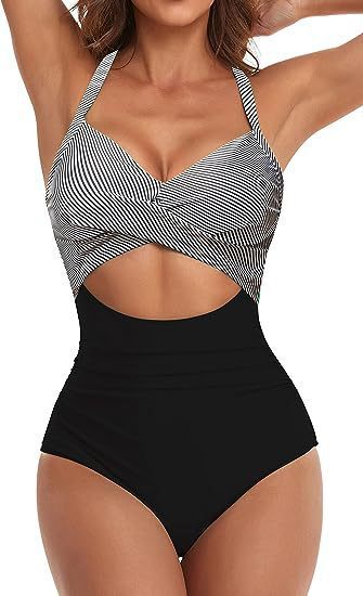 Damen Cut-Out Badeanzug EB
