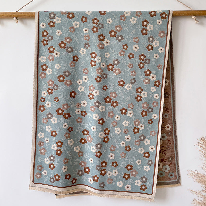 Casual Floral Scarf