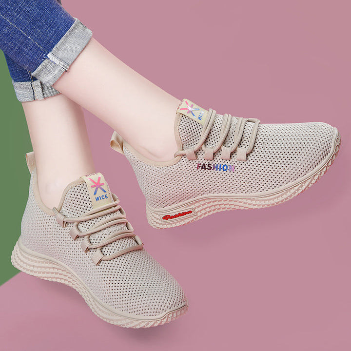 Women's Breathable Casual Shoes with Flexible Upper and Non-Slip Sole EB