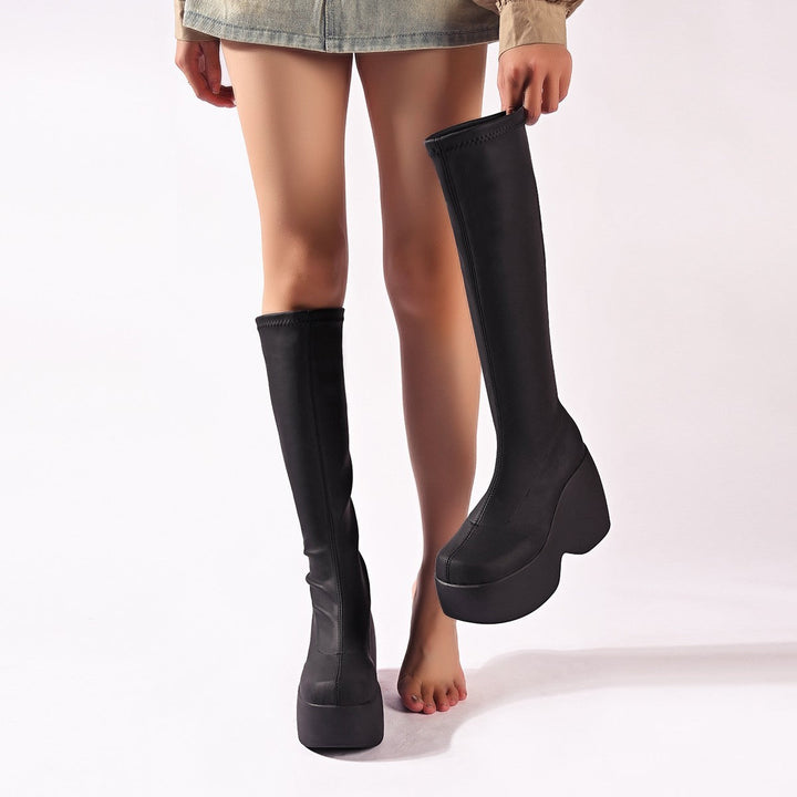 Women's High-Performance Platform Boots with Ergonomic Design