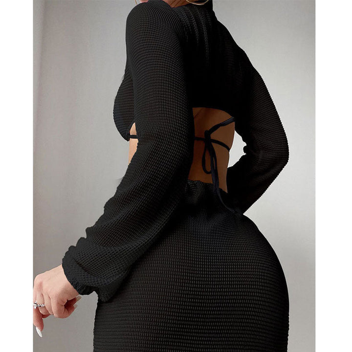 Damen Cut-Out Strandkleid EB
