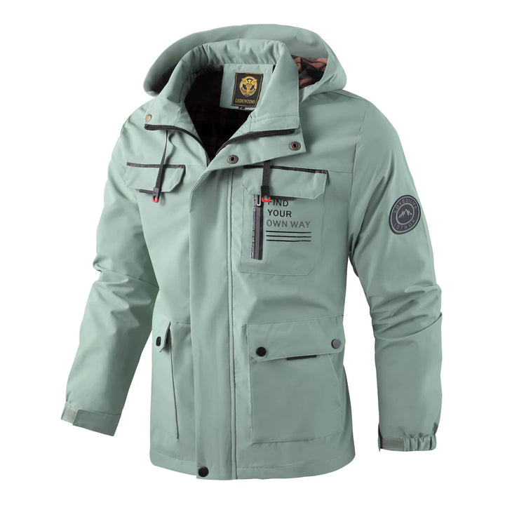 LAURENT MONACO | HOODED JACKET WITH ZIPPER FOR MEN
