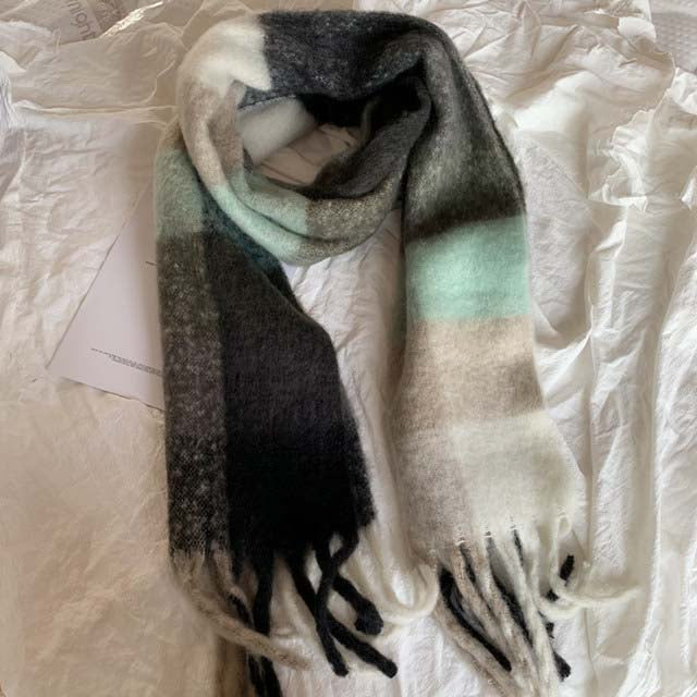Warm Plaid Scarf