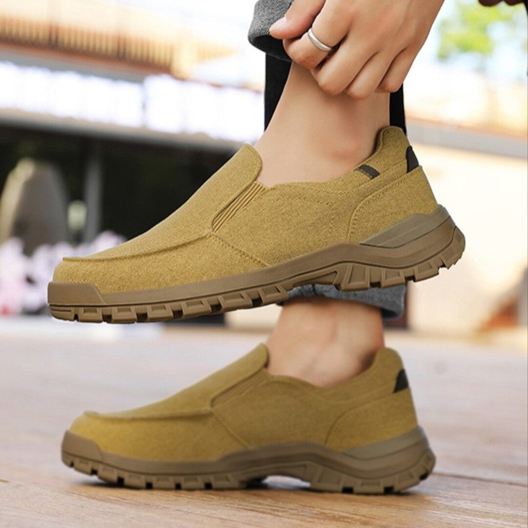 Canvas Comfort Loafers - Elena Harper