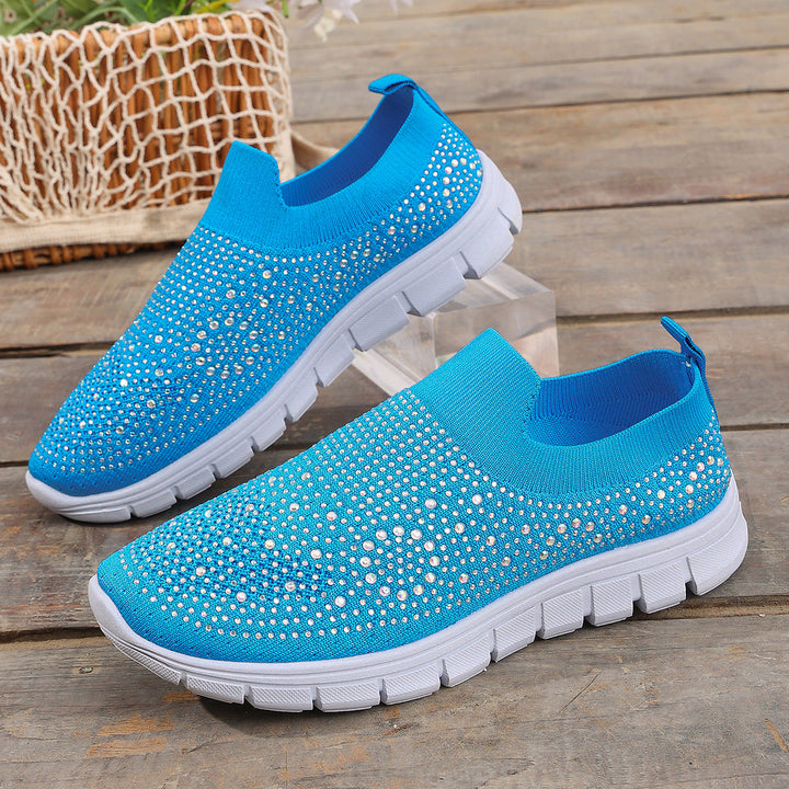 Women's Comfortable Slip-On Sneakers with Breathable Upper EB